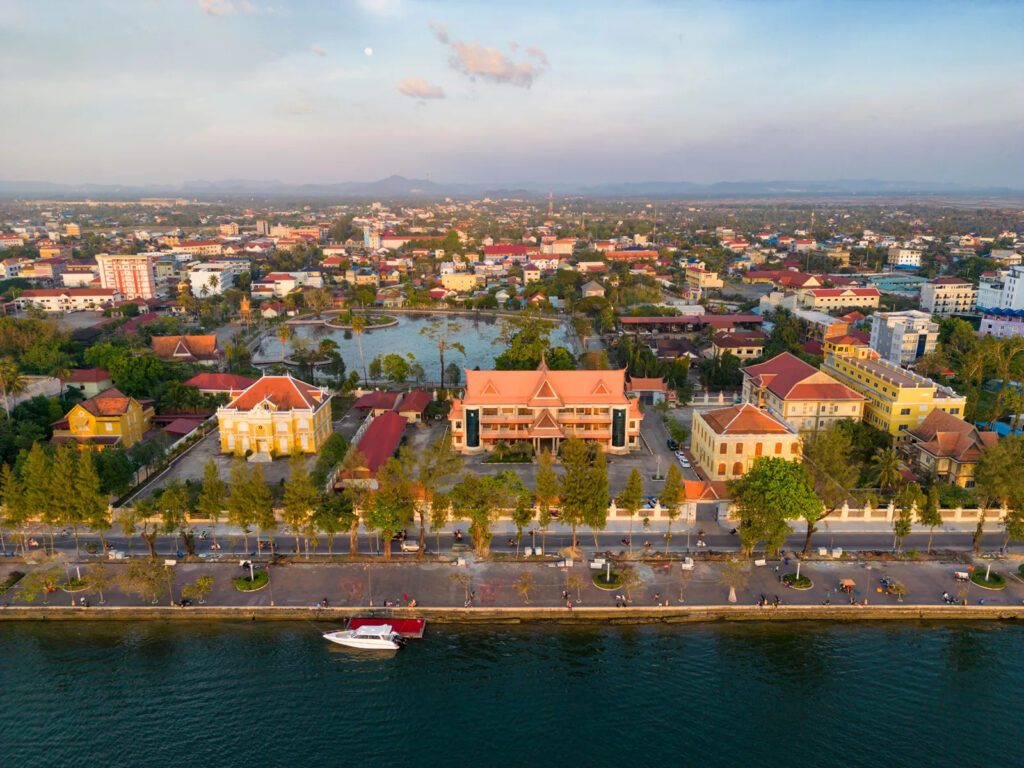 Kampot nổi tiếng với không gian yên bình