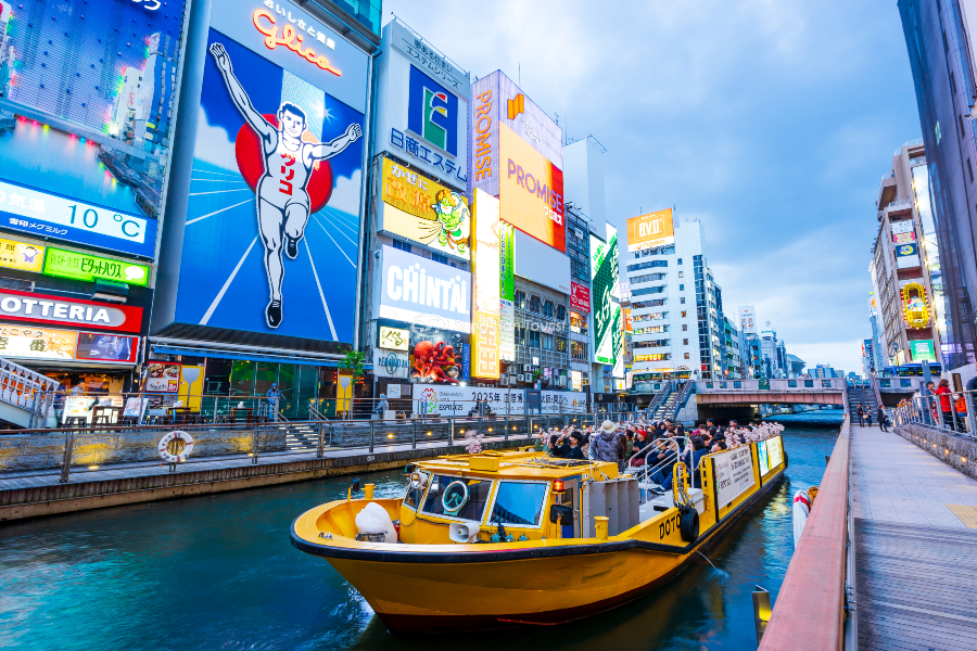 Osaka là thành phố phù hợp với những ai yêu thích ẩm thực, mua sắm